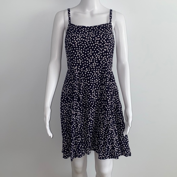 GAP Dresses & Skirts - GAP Dark Blue Floral Summer Dress